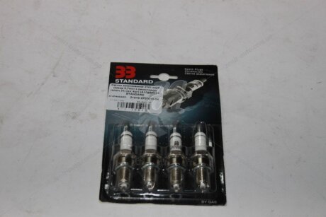 Свеча зажигания 2101 карб (зазор 0,7мм) с резистором (ключ 21) (к-т 4шт) (А17ДВР) (Альтернатива) 33 STANDARD 'ALT10543