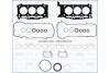 Комплект прокладок ГБЦ DODGE JOURNEY (12-) 3.6i/ JEEP GRAND CHEROKEE IV 3.6i AJUSA '52404500 (фото 1)