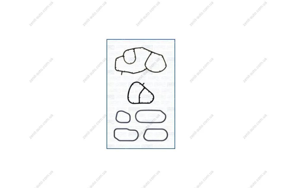 Прокладка масляного радіатора (к-кт) CITROEN BERLINGO (08-) 1.6d/ FORD TRANSIT (13-) 1.5, 1.6d Ajusa AJUSA '77026700 (фото 1)