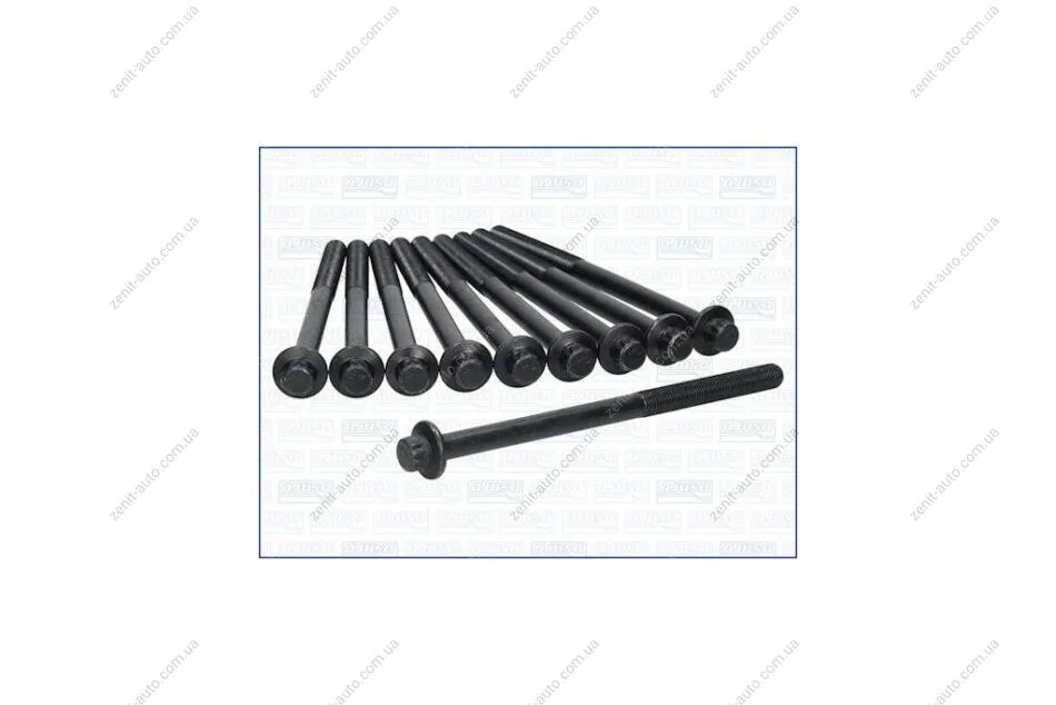 Комплект болтов ГБЦ MAZDA 6 (12-), CX-5 (12-) 2.2d (10шт) Ajusa AJUSA '81062200 (фото 1)