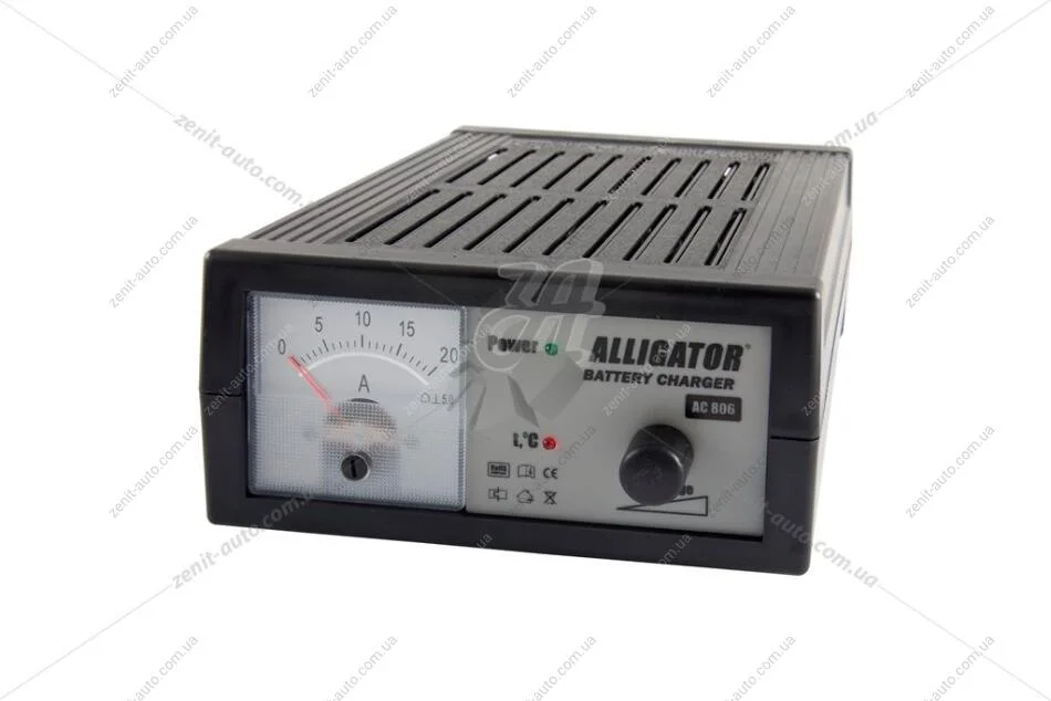 Зарядное устройство для аккумулятора (18А 12В с индикат шкалой) ALLIGATOR AC806 (фото 1)