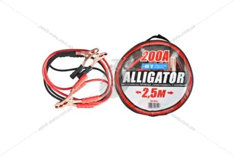 Провода прикуривателя 200А 2,5м (в сумке) ALLIGATOR BC622