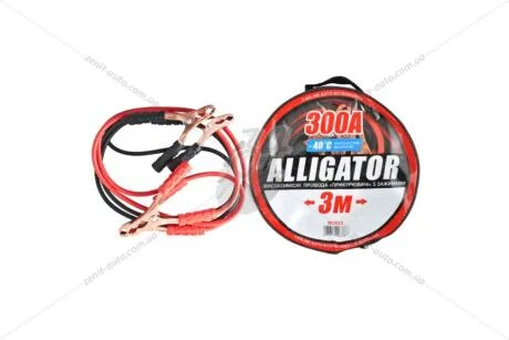 Провід прикурювача 300А 3м (в сумке) ALLIGATOR BC633