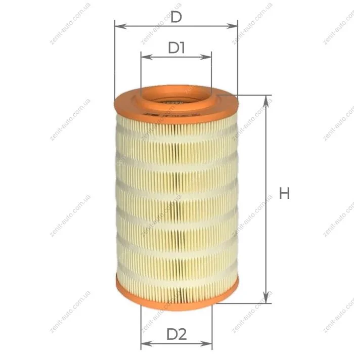 Фильтр воздушный Peugeot Boxer I 94-02, II 02-06 / Citroen Jumper I 94-02, Jumper II 02-06 / Fiat Ducato 2002 244 Альфа ALPHA FILTER AF0126 (фото 1)