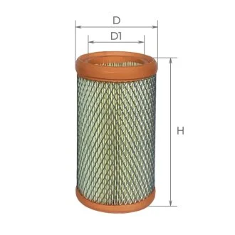 Фильтр воздушный NISSAN Kubistar; RENAULT Clio I, Clio II / Campus / Symbol, Kangoo / Express / Rapid, Twingo I, Twingo II Альфа ALPHA FILTER AF0210