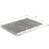 Фильтр салона Audi A3, TT/ VW Bora, Caddy 95-, Golf III 93-, Polo 10/94-, Vento 8/93->; Seat Cordoba 7/93-/Skoda Альфа ALPHA FILTER AF5002a (фото 1)