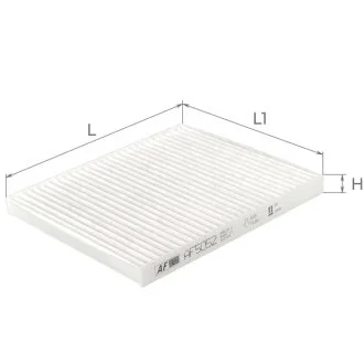 Фільтр салону CHRYSLER Ypsilon/ FIAT Nuova 500, Panda II (169A)/ FORD KA II/ LANCIA Ypsilon II Альфа ALPHA FILTER AF5052