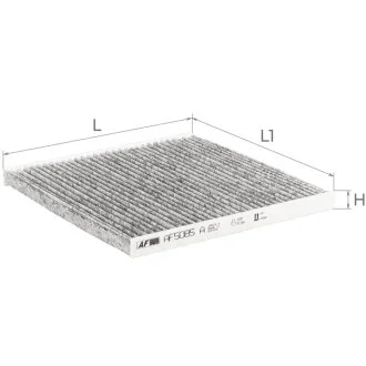 Фильтр салона (с акт углем)Toyota Camry 2,4-3,0L 01-05, FJ Cruiser 4,0L 10-, Alphard 2,4-3,0L 03-08 / Lexus RX 3,0-3,5L 03-08 Альфа ALPHA FILTER AF5085a