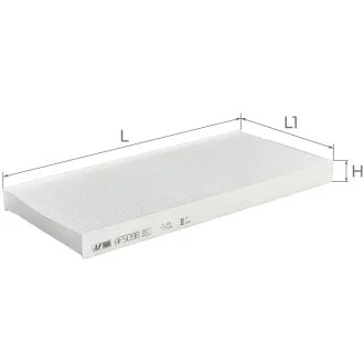 Фільтр салону MB A (W169), B (W245) (04-12) (AF5098) Альфа ALPHA FILTER 'AF5098