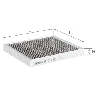 Фільтр салону Ford Explorer, Flex, Taurus, Lincol MKS, MKT, 09-19, вугільний Альфа ALPHA FILTER 'AF5267A