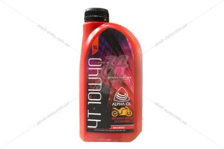 Масло ДВС 10W-40 Motobike 4T, API SL, JASO MA/ MA2, JASO T903, 1л, п/синт. Alpha Ol '406155