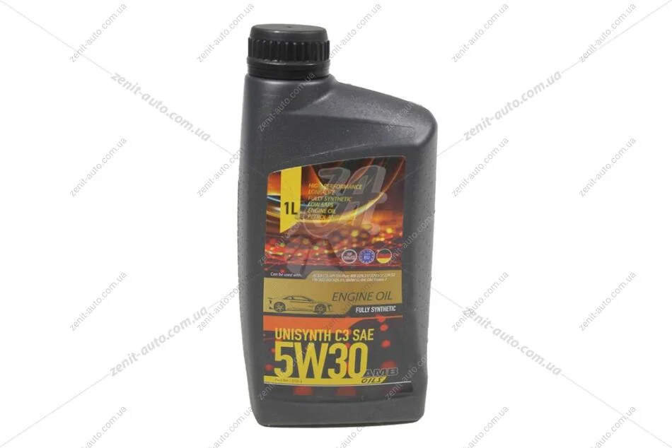 Олива моторна 5W-30 UniSynth C3, API SN Plus, ACEA C3, GM Dexos 2, 1л, синт. AMB 273-1 (фото 1)