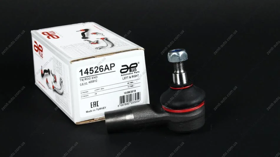 Наконечник рулевой Citroen C8, Jumpy/Peugeot 807,Expert/Fiat Ulisse APPLUS 14526AP (фото 1)