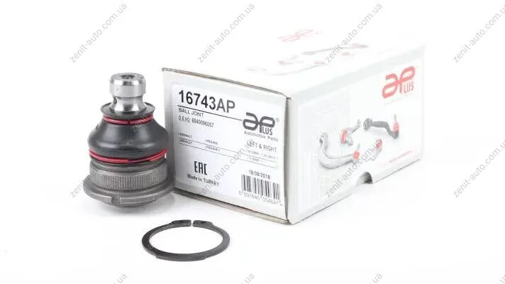 Опора шаровая передн. Renault Megane (03-), Scenic (05-), Clio (07-), logan, MCV (04-)(рем.розм, Ø шлiца STD+0,2mm APPLUS 16743AP (фото 1)