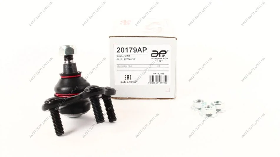 Опора кульова передня ліва Audi A1 (10-) / Seat Ibiza (08-) / VW Polo (09-) / Skoda Fabia (06-), Rapid (14-) APPLUS 20179AP (фото 1)