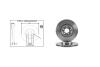 Диск тормозной передний (кратно 2) FIAT DOBLO Фургон/универсал (263_) (02/10-) APPLUS 61338AP (фото 1)