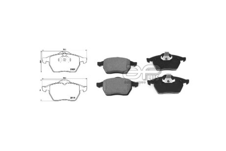 Колодки тормозные передние Opel Vectra B Estate (J96) (11/96-07/03) APPLUS '71222AAP