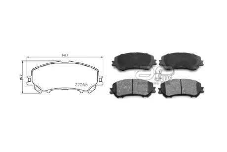 Колодки тормозные передние Nissan Rogue, Qashqai, X-Trail (T32) /Renault Kadjar, Koleos (07-,13-) APPLUS 71228BAAP