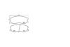 Колодки тормозные перед CHEVROLET CAPTIVA (C100, C140) (06/06-) APPLUS 71302BAAP (фото 1)