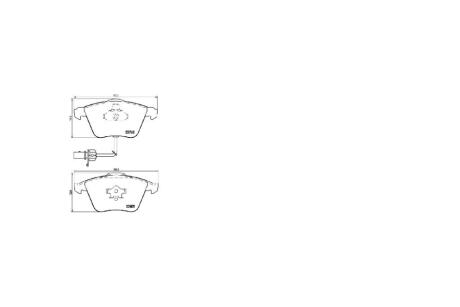 Колодки тормозные перед AUDI A6 (4F2, C6) (04/04-06/11) APPLUS 71312BAAP