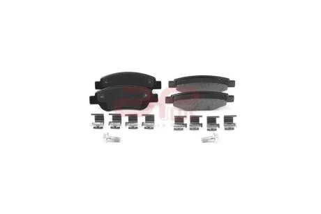 Колодки тормозные передние Citroen C1/Peugeot 107, 108/Toyota Aygo (05-,14-) (71549BAP) APPLUS '71549BAP