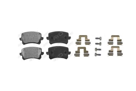 Колодки гальмiвнi задні Audi A3, A4, A6, Q3/Skoda Octavia, Superb/VW Passat B5, B6, B7, Jetta, Polo, Touran, Caddy (04-) APPLUS '71565CAP