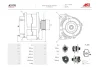 Генератор Hyundai Accent IV, Elantra (IV,V)/ Kia Ceed (06-12) 1.4, 1.6i (90A) (A3176) AS 'A3176 (фото 2)