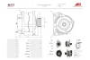 Генератор Toyota Land Cruiser Prado (J12), 4 Runner (IV,V) 4.0i (130A) (A6173) AS 'A6173 (фото 2)