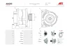 Генератор Toyota Land Cruiser Prado (J12) 4.0i (80A) (A6439S) AS 'A6439S (фото 1)