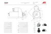 Стартер Fiat Doblo (01-), Punto (99-12), Stilo (01-06) 1.4i, 1.9d (9 зуб.) (S0246) AS 'S0246 (фото 1)