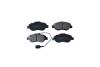 Колодки тормозные передние с датчиком Fiat Panda II (03-), 500 C (09-)/Ford KA (08-16) ASAM 55471 (фото 3)