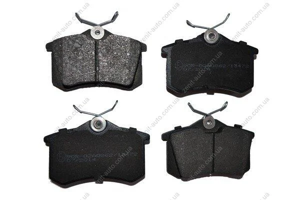 Колодки тормозные дисковые задн Audi A4, A6 (95-)/Citroen C4 (04-)/Peugeot 307, 308 (03-)/Renault Clio, Megane (02-) Asam ASAM 71306 (фото 1)