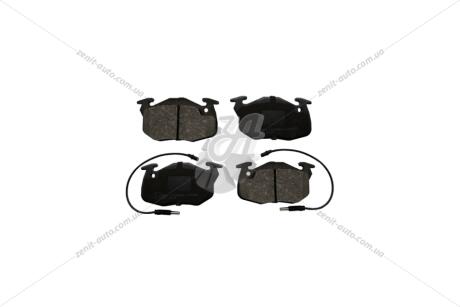 Колодки тормозные дисковые передн Peugeot 106, 205, 305, 309, 405 (88-)/Renault 19, Clio (91-) ASAM 71725 (фото 1)