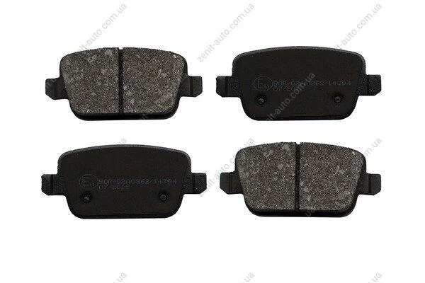 Колодки тормозные задние Ford Focus, Mondeo, Kuga (04-14)/Volvo S80, V70, XC70 (06-16)/Land Rover Freelander II Asam ASAM 71740 (фото 1)