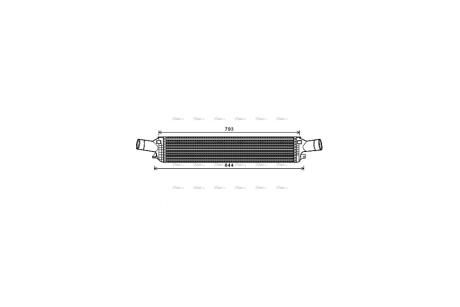 Інтеркулер Audi A4 2,7TDI 3,0TDI 08>12, A6 2,0TSI 3,0TDI 11>, A8 3,0TDI 10>, Q5 3,0TDI 09> AVA AVA COOLING AIA4319