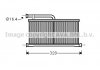 Радіатор обігрівача салону Audi A6 04>11 AVA COOLING AIA6397 (фото 2)