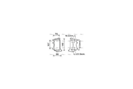 Радіатор масляний КПП BMW 3 F30 (12-), 5 F10 (10-), 7 F01 (09-), X3 F25 (11-), X5 F15 (14-) 3.0D (BW3556) AVA AVA COOLING 'BW3556
