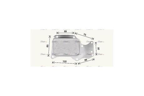 Радіатор масляний BMW 1 F20 (11-), 3 F30 (12-), 5 G30 (17-), X3 G01 (18-) 1.5i, 2.0i AVA AVA COOLING 'BW3621