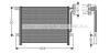 Радіатор кондиціонера BMW 3 E46 (98-) AVA AVA COOLING 'BW5203 (фото 1)