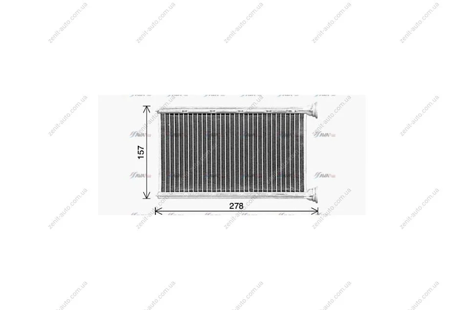 Радиатор отопителя салона BMW 1 (11-), 3 (12-) (BW6615) AVA AVA COOLING 'BW6615 (фото 1)