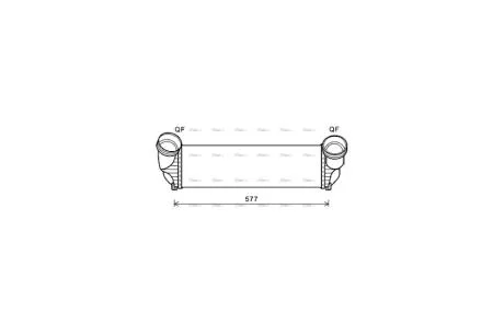 Інтеркулер BMW X5e70 X5F15 AVA AVA COOLING BWA4543