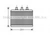 Радіатор обігрівача салону BMW 7E65 7E66 AVA COOLING BWA6271 (фото 2)