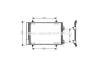 Радіатор кондиціонера Citroen Berlingo/Peugeot Partner II (08-) 1.6i AVA AVA COOLING CNA5231D (фото 1)