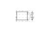 Радіатор охолодження двигуна Chrysler 300C (05-, 11-) MT/AT AVA AVA COOLING 'CR2097 (фото 3)