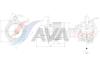 Вентилятор отопителя салона Renault Lodgy Dokker AC+ AVA AVA COOLING DA8020 (фото 1)