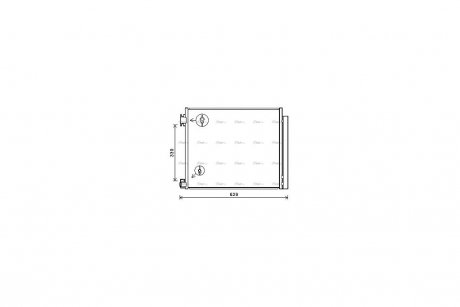 Радиатор кондиционера AVA AVA COOLING DN5422D