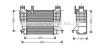 Интеркулер Renault Clio (06-), Modus (05-)/Nissan Note (04-), Juke (11-) 1.2i, 1.5 dCi AVA AVA COOLING 'DNA4356 (фото 1)