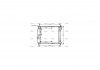 Радиатор охлаждения Авео T200(02-)/Т250(06-) (L=480) МКПП (б/конд) (алюм) AVA AVA COOLING DWA2066 (фото 1)