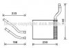 Радіатор обігрівача салону Ford Mondeo IV Galaxy S-max AC+ AVA COOLING FD6464 (фото 2)