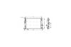 Радіатор охолодження двигуна Ford Focus II C-Max 1,6 05> MT AC+/-, Mazda 3 1,6i 02>08 MT AC+/- AVA AVA COOLING FDA2369 (фото 4)